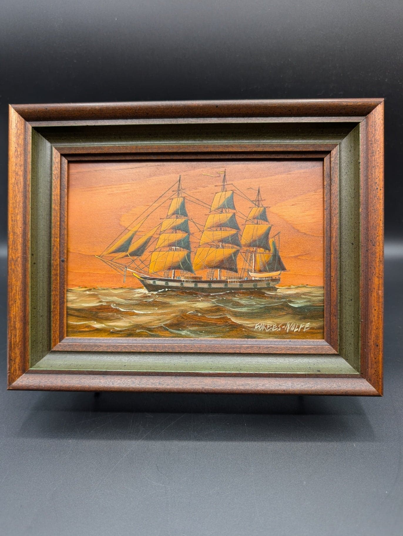 L. Forbes-Wolfe Signed Ships 1976 - Image 1