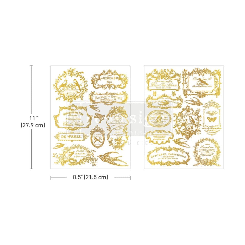 H2O Transfers Gold - Chant Du Matin - Image 1