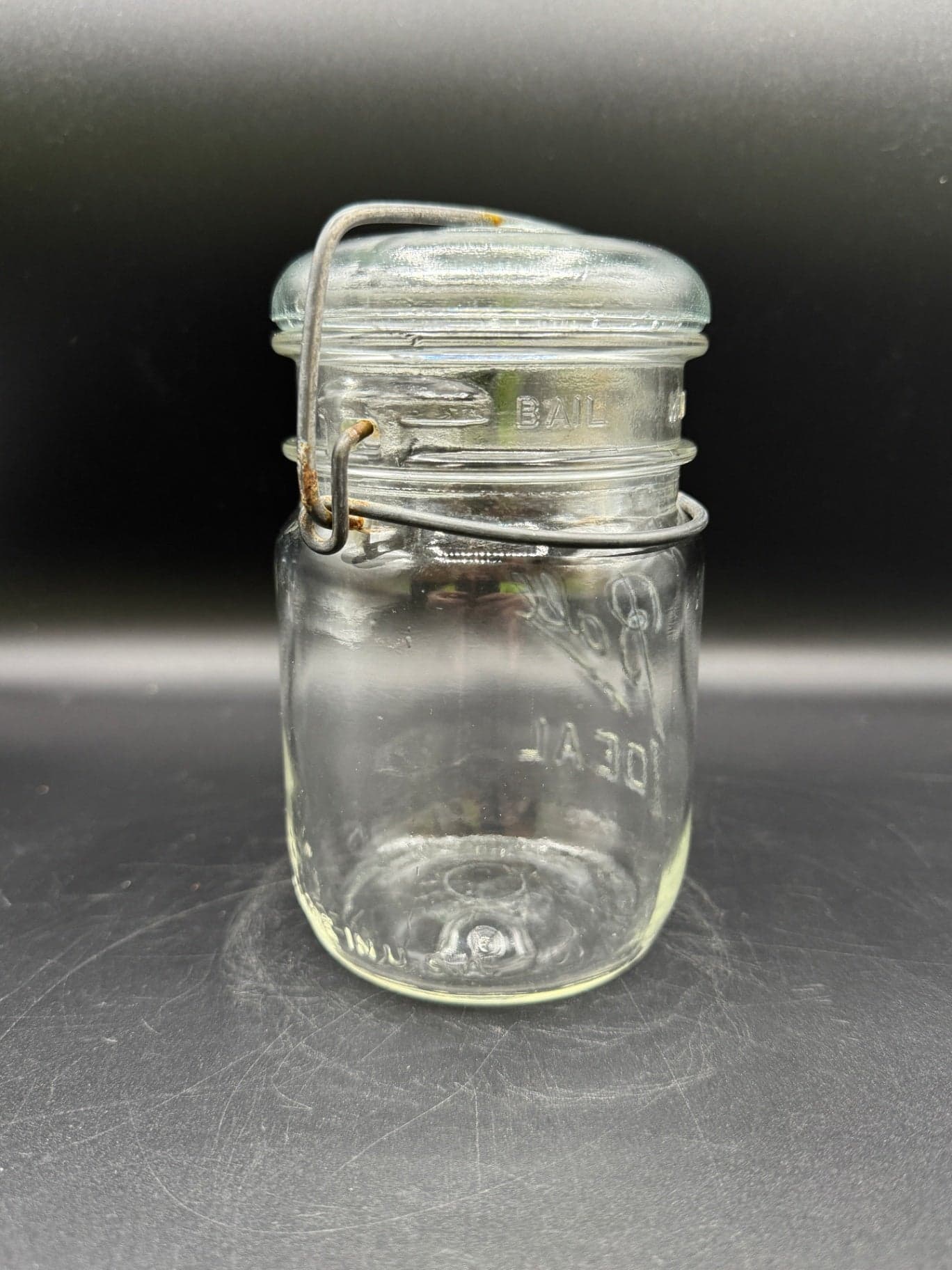 VTG Ball Ideal Glass Lid Mason Jars - Thumbnail 4