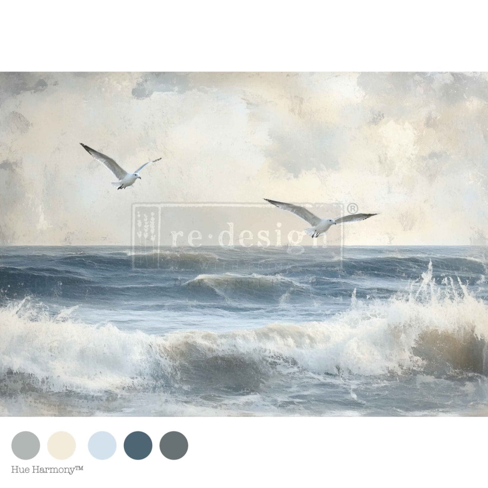 Decoupage Decor Tissue Paper - Echoes On The Water - Image 1