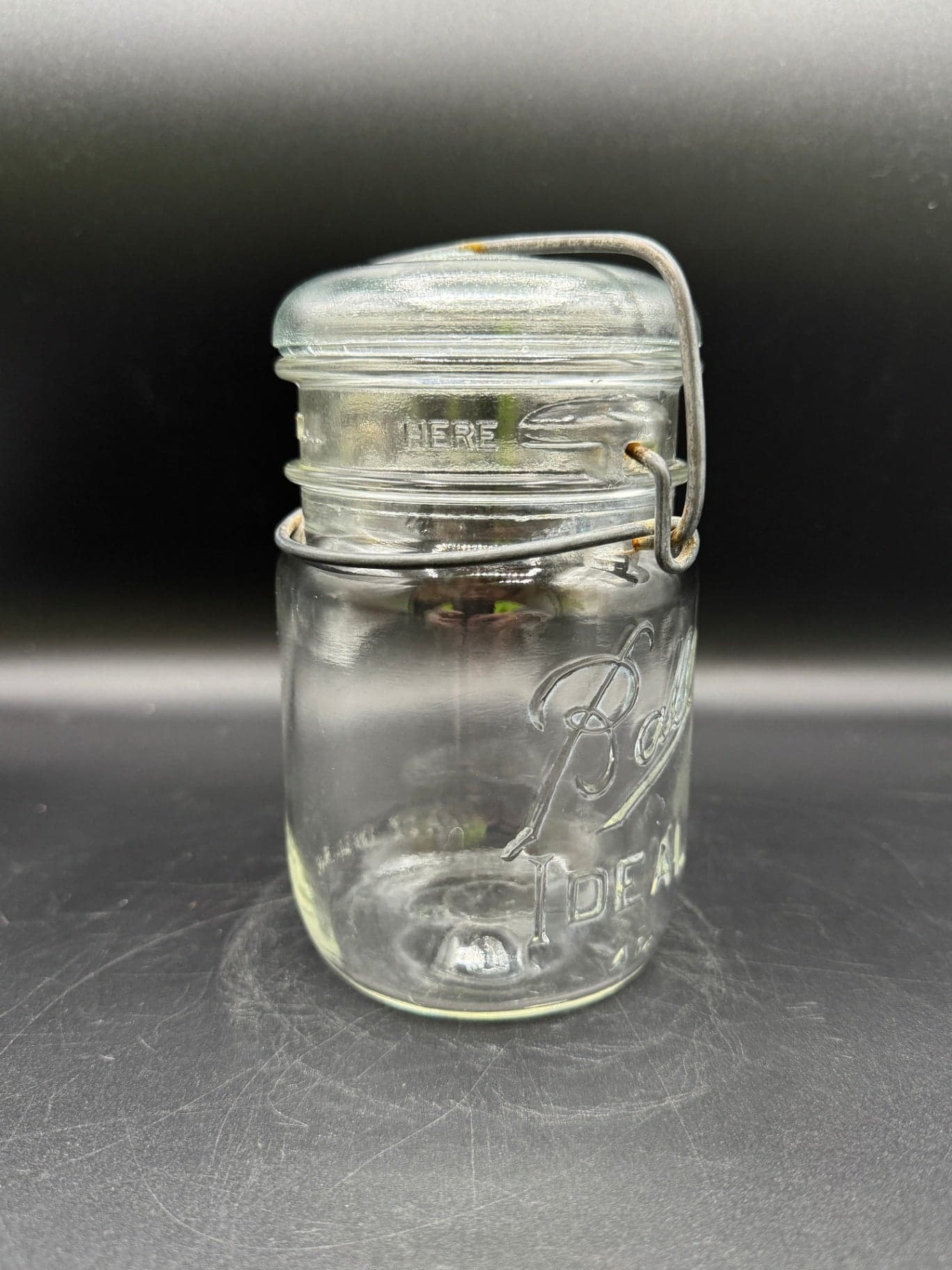 VTG Ball Ideal Glass Lid Mason Jars - Thumbnail 5