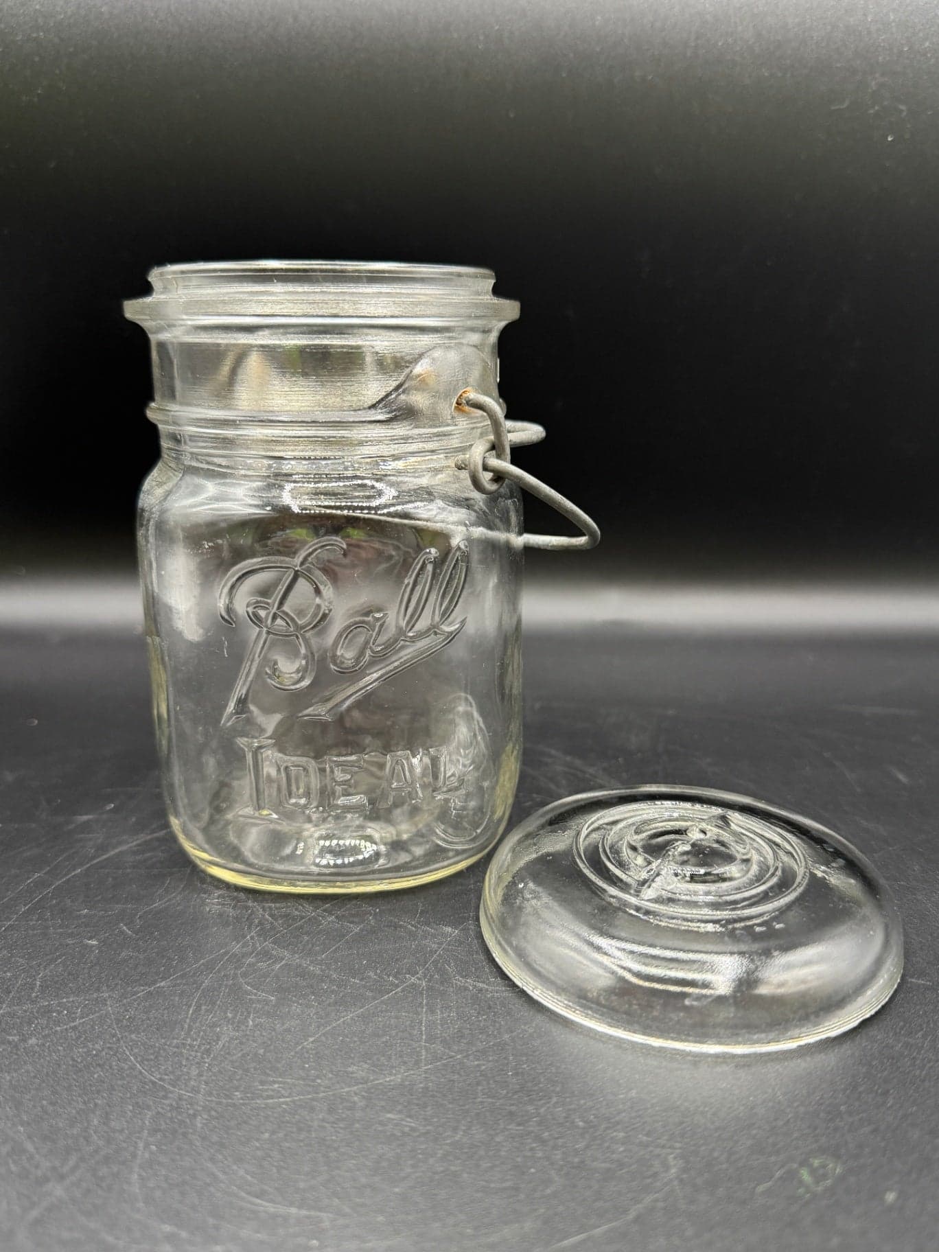 VTG Ball Ideal Glass Lid Mason Jars - Thumbnail 8