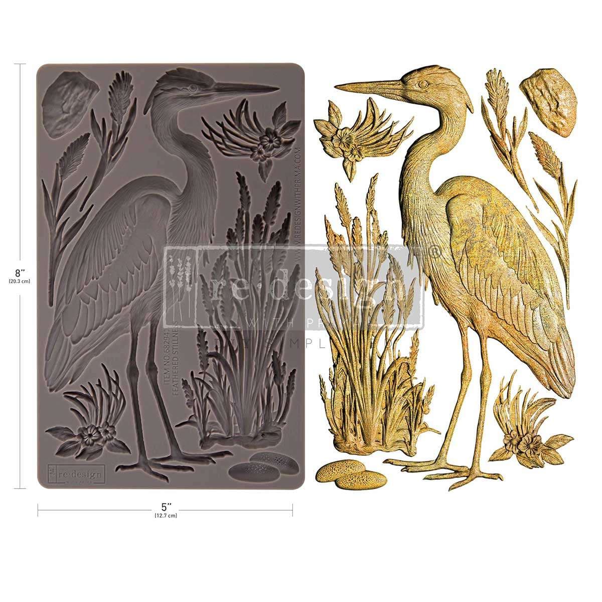 Decor Moulds® - Feathered Stillness - Image 1