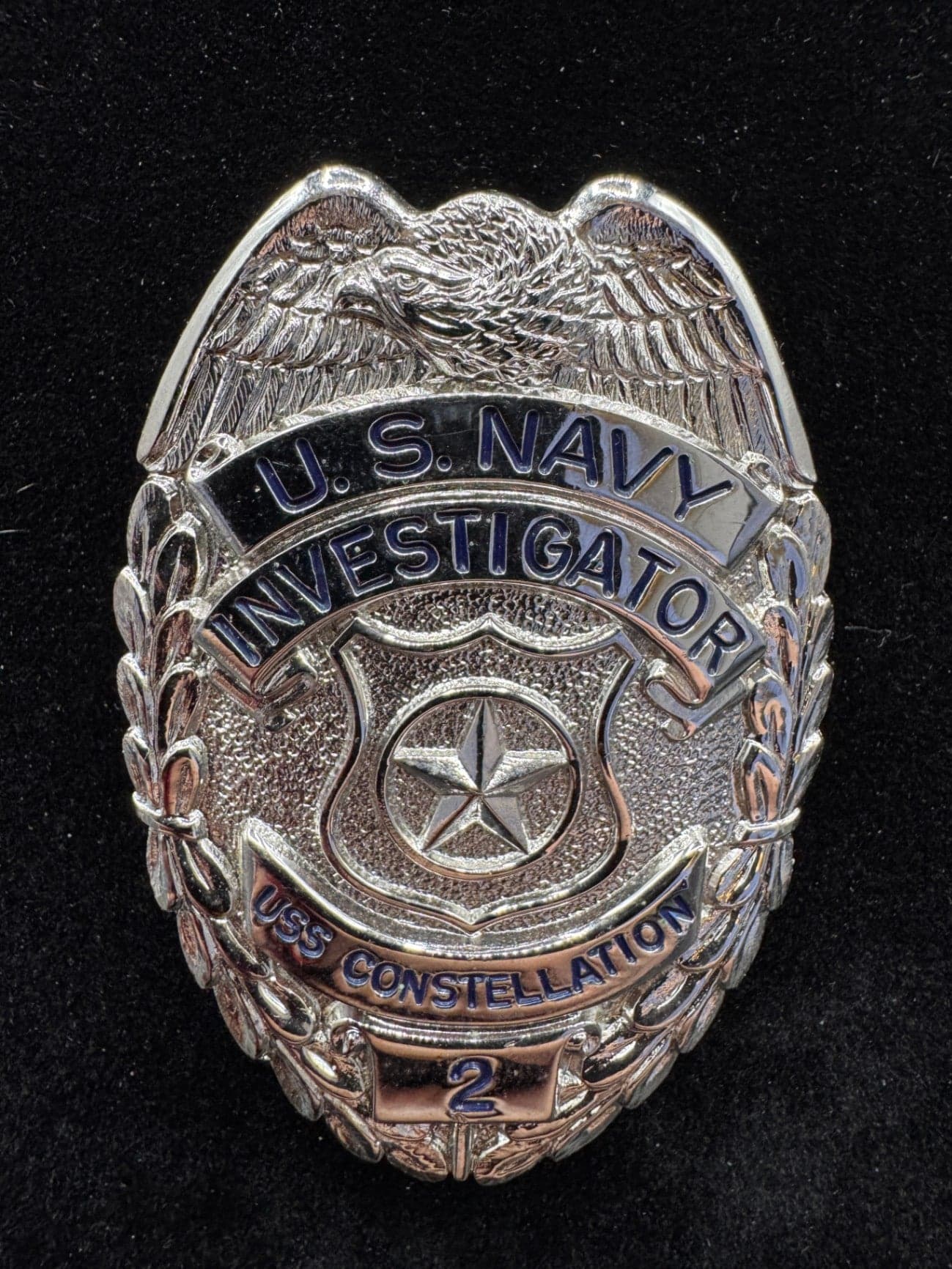USS Constellation Investigator Badge - Thumbnail 4