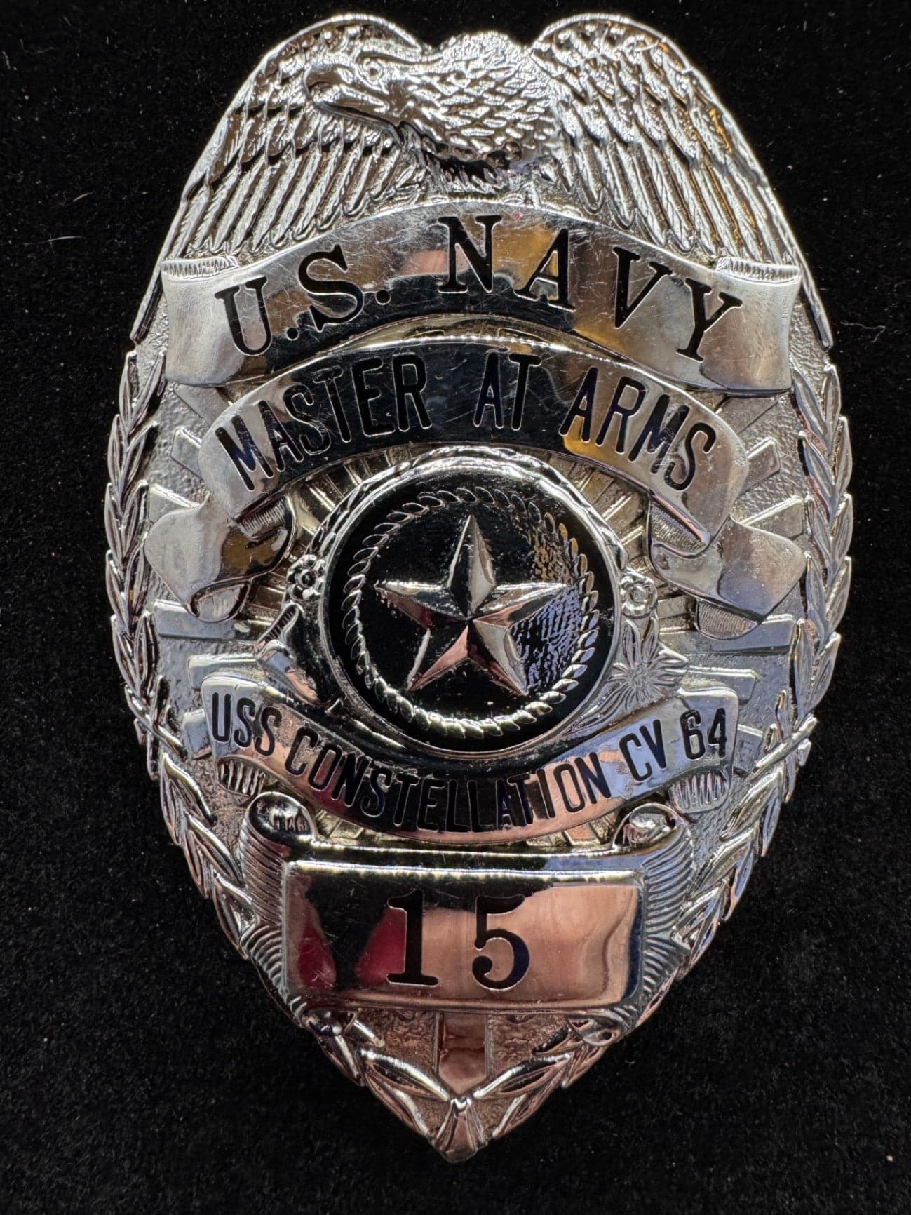 USS Constellation Master at Arms Badge - Thumbnail 4
