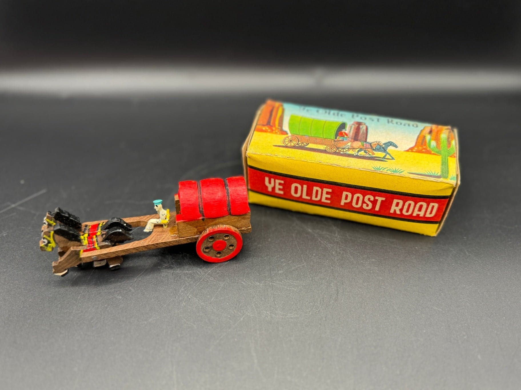 Ye Olde Post Road Toy, Covered Wagon - Thumbnail 2