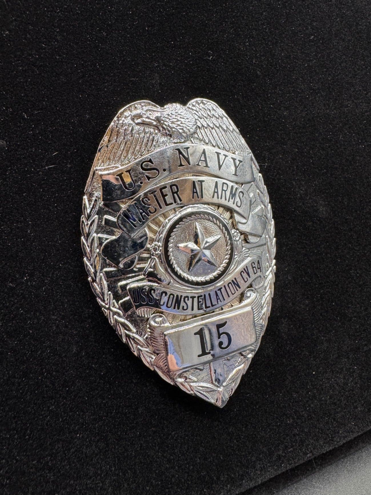 USS Constellation Master at Arms Badge - Thumbnail 2