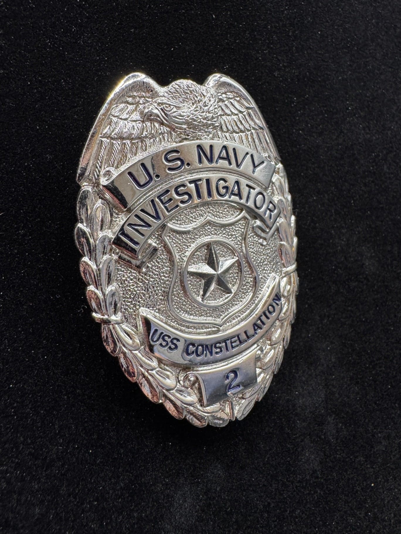 USS Constellation Investigator Badge - Thumbnail 2