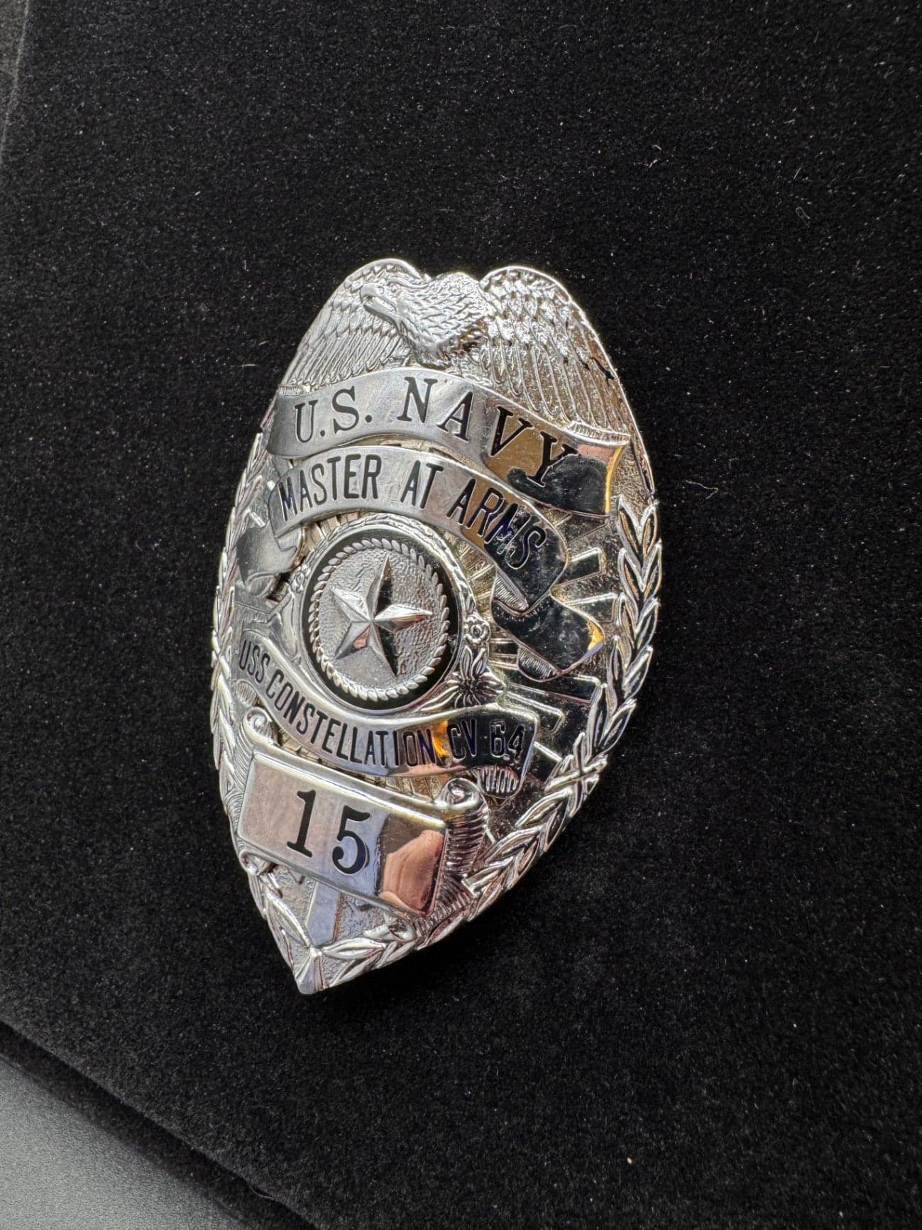 USS Constellation Master at Arms Badge - Thumbnail 3