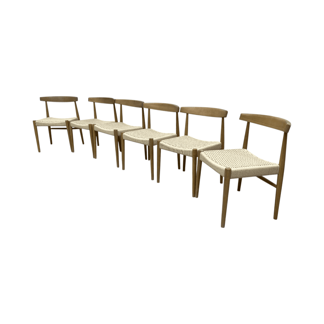 Castlery Austen Chair Set of 6 - White Wash - Thumbnail 8