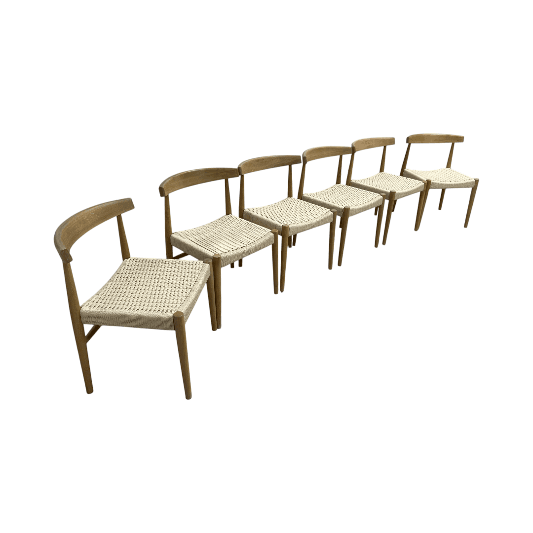 Castlery Austen Chair Set of 6 - White Wash - Thumbnail 11