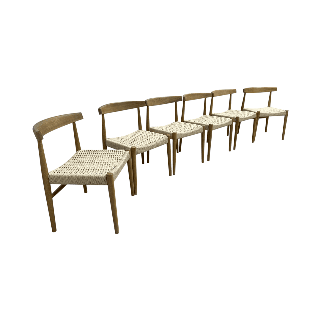 Castlery Austen Chair Set of 6 - White Wash - Thumbnail 12