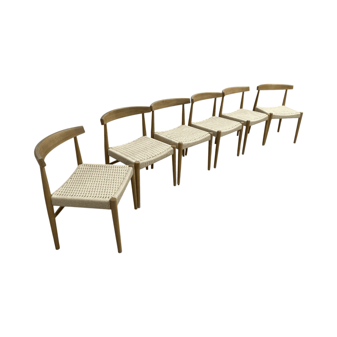 Castlery Austen Chair Set of 6 - White Wash - Thumbnail 10
