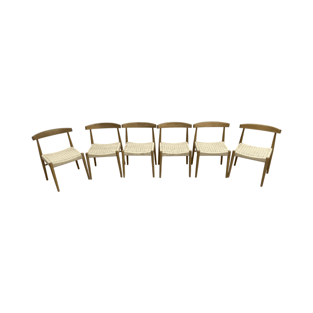 Castlery Austen Chair Set of 6 - White Wash - Thumbnail 3