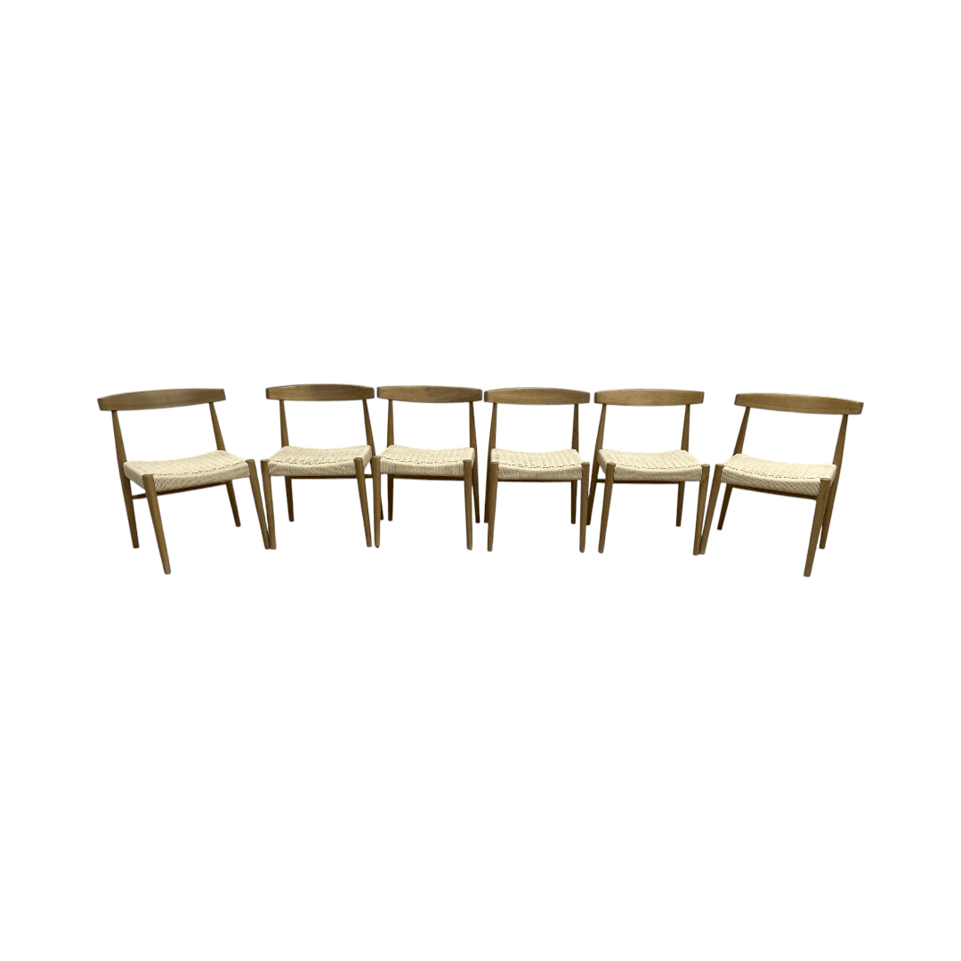 Castlery Austen Chair Set of 6 - White Wash - Thumbnail 5