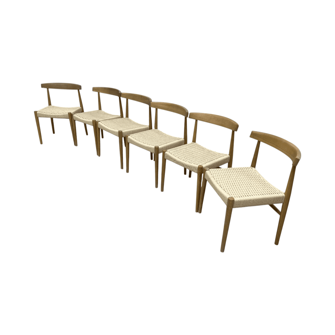 Castlery Austen Chair Set of 6 - White Wash - Thumbnail 6