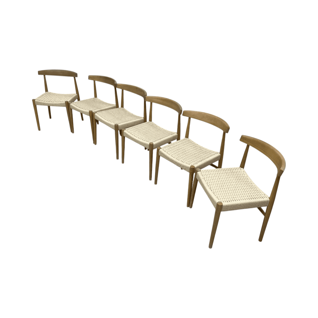Castlery Austen Chair Set of 6 - White Wash - Thumbnail 7