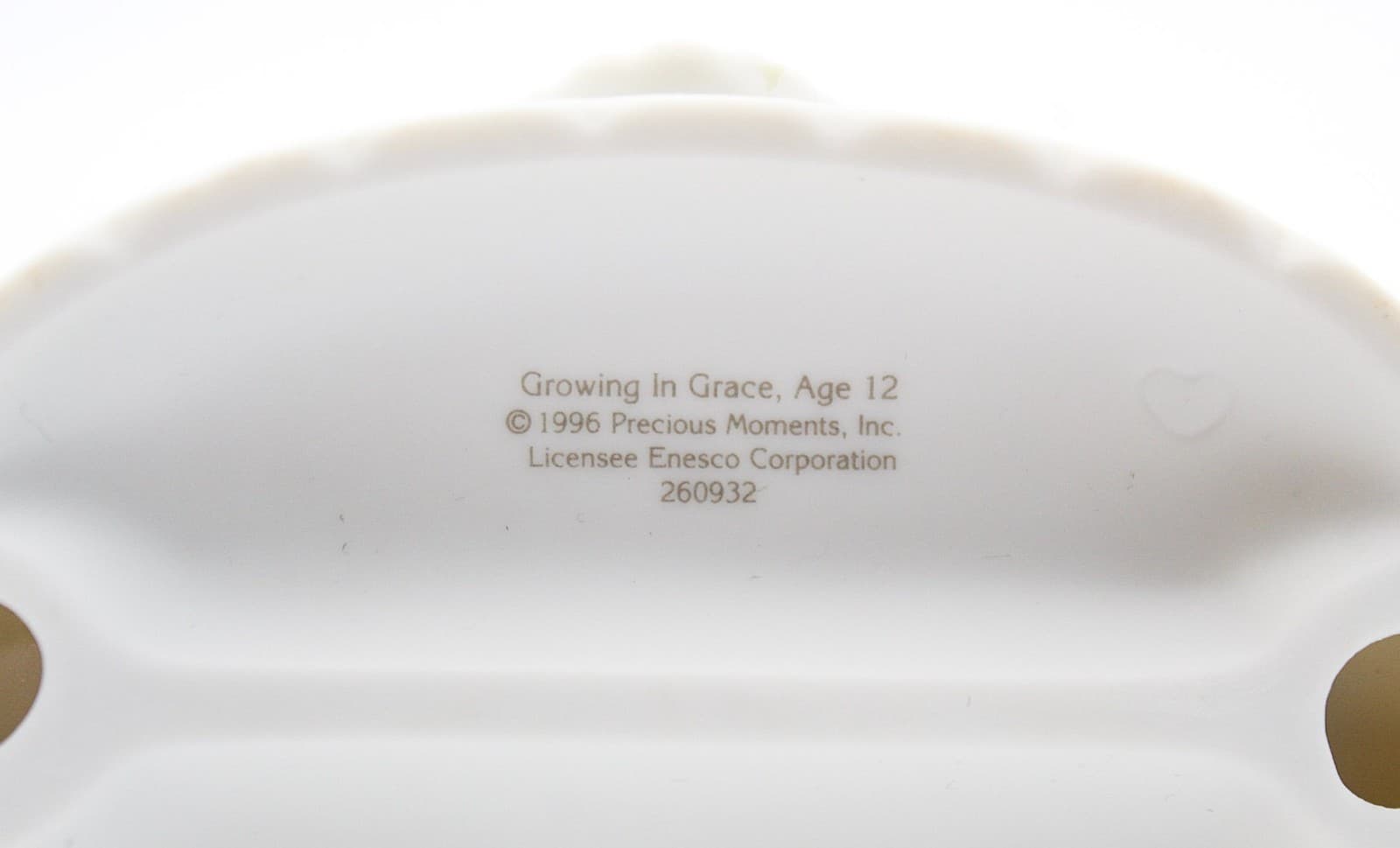 Precious Moments Growing In Grace, Age 12 Enesco Porcelain Figurine 1996 - Thumbnail 7