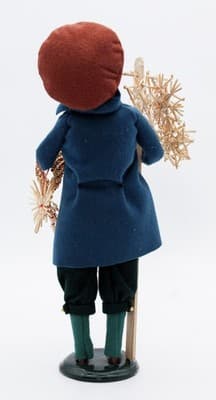 2006 Byers' Choice The Cries Of London Straw Ornament Vendor Christmas Caroler - Thumbnail 6