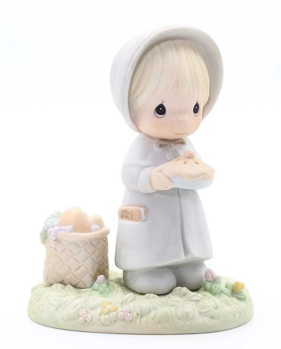 Precious Moments November Enesco Porcelain Figurine 1988 - Thumbnail 7