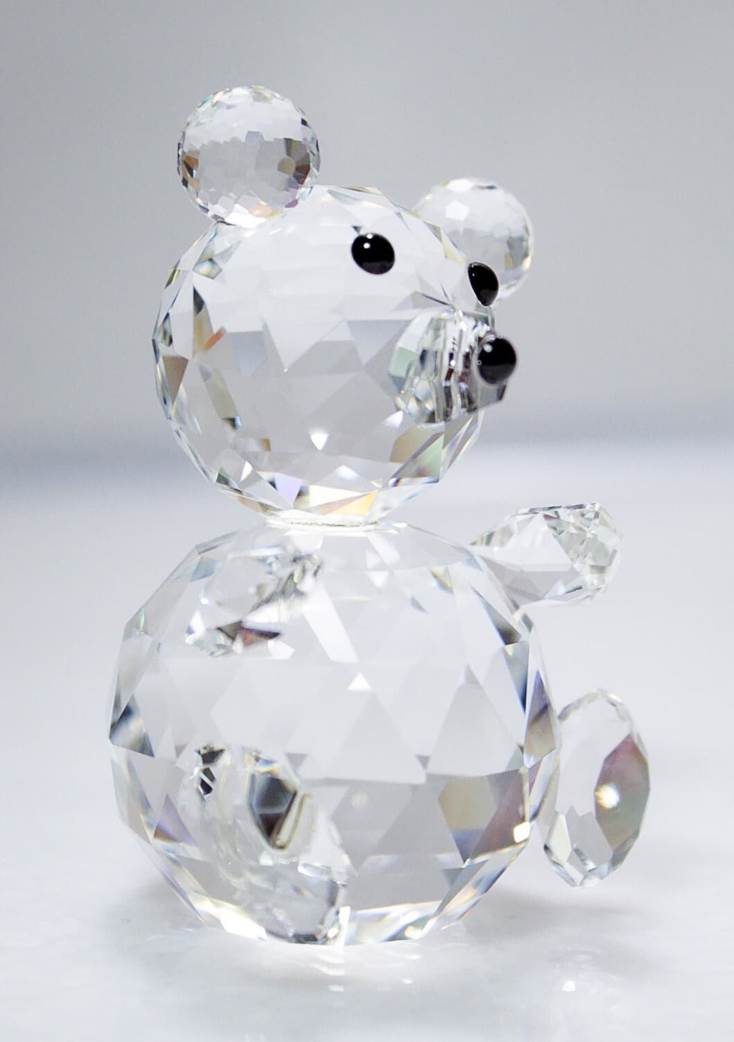 SWAROVSKI Retired Austria Fine Crystal Sitting Teddy Bear Sculpture Figurine 3" - Thumbnail 5