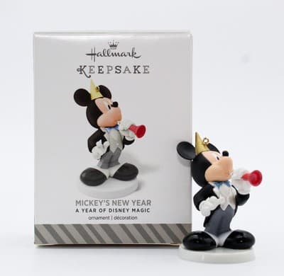 Hallmark Keepsake 2015 Mickey's New Year Mickey Mouse Christmas Ornament New - Thumbnail 2