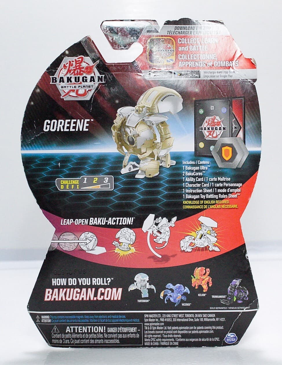 Authentic Japanese BAKUGAN Battle Planet Dragonoid GOREENE Toy NEW In Box - Thumbnail 5