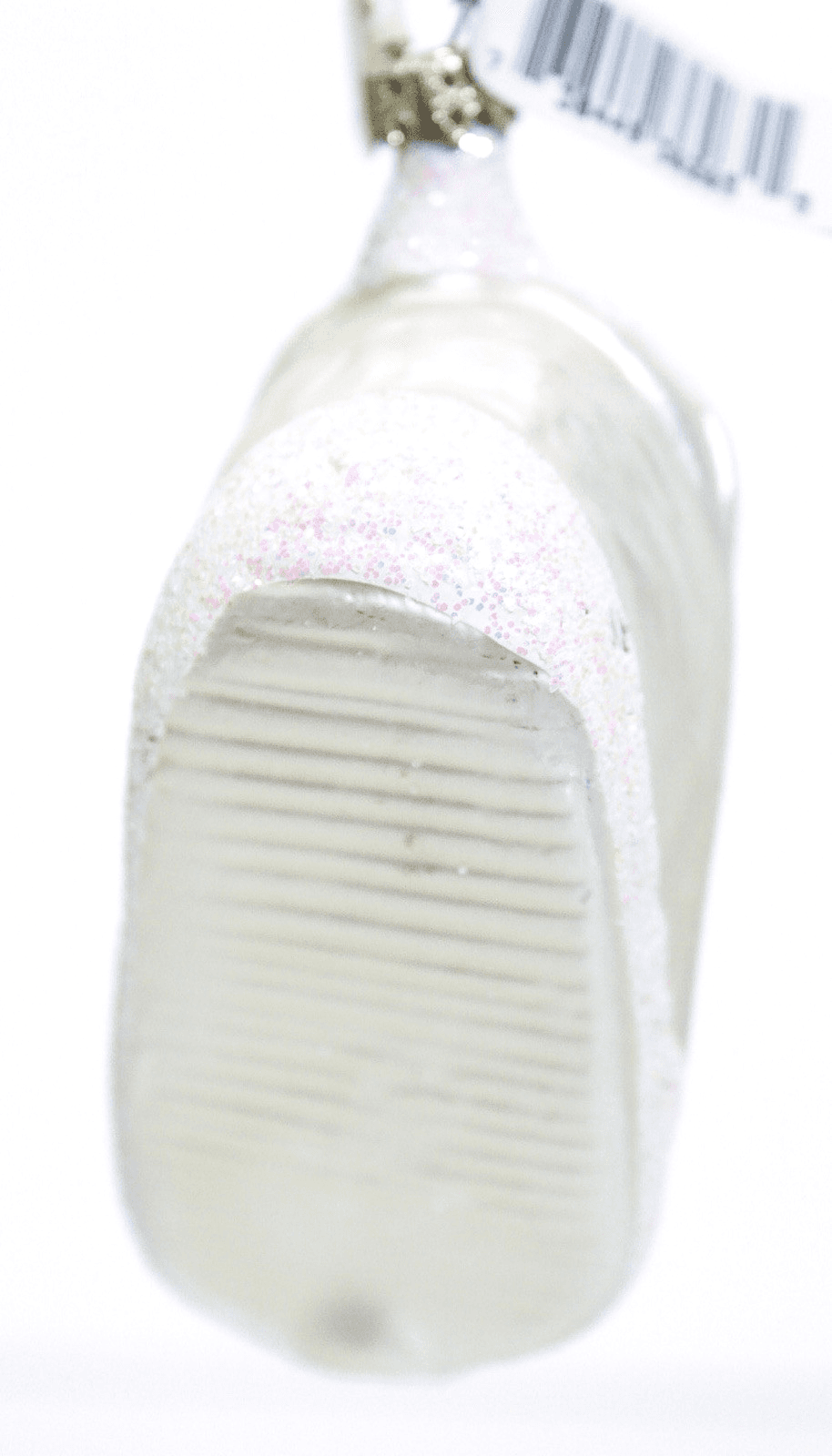 Vintage MIDWEST Germany Baby First Shoe Glass Christmas Ornament - Thumbnail 5