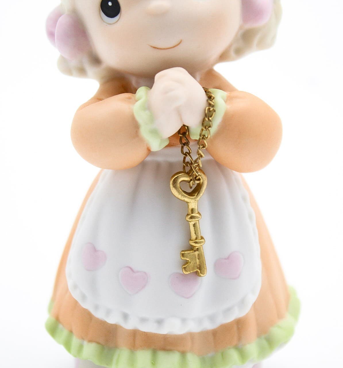 Precious Moments Love Is The Key Enesco Porcelain Figurine 1998 - Thumbnail 2