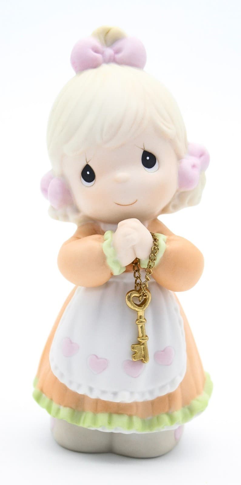 Precious Moments Love Is The Key Enesco Porcelain Figurine 1998 - Thumbnail 6