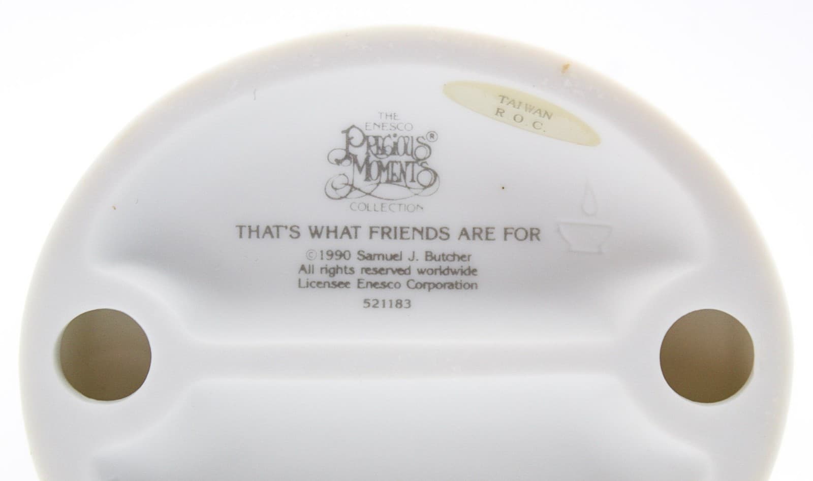 Precious Moments That's What Friends Are For Enesco Porcelain Figurine 1990 - Thumbnail 5