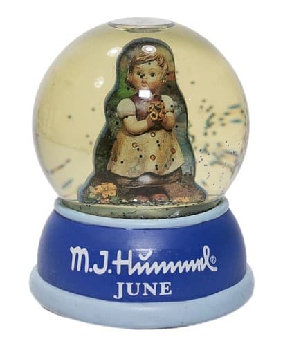 M.J. HUMMEL Willabee & Ward Snow Globe Month Of June Switzerland - Image 1