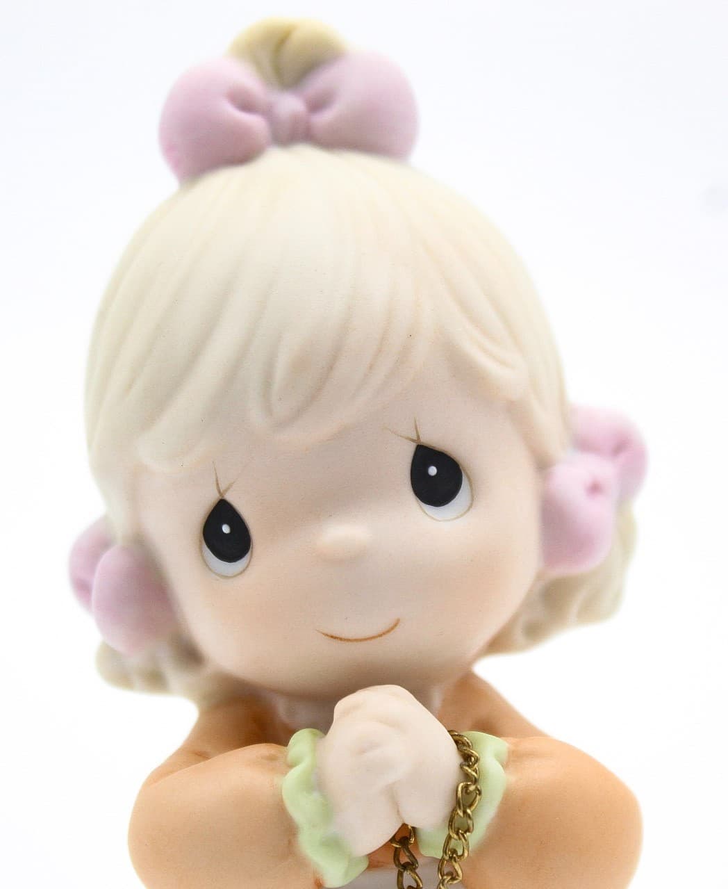 Precious Moments Love Is The Key Enesco Porcelain Figurine 1998 - Thumbnail 4