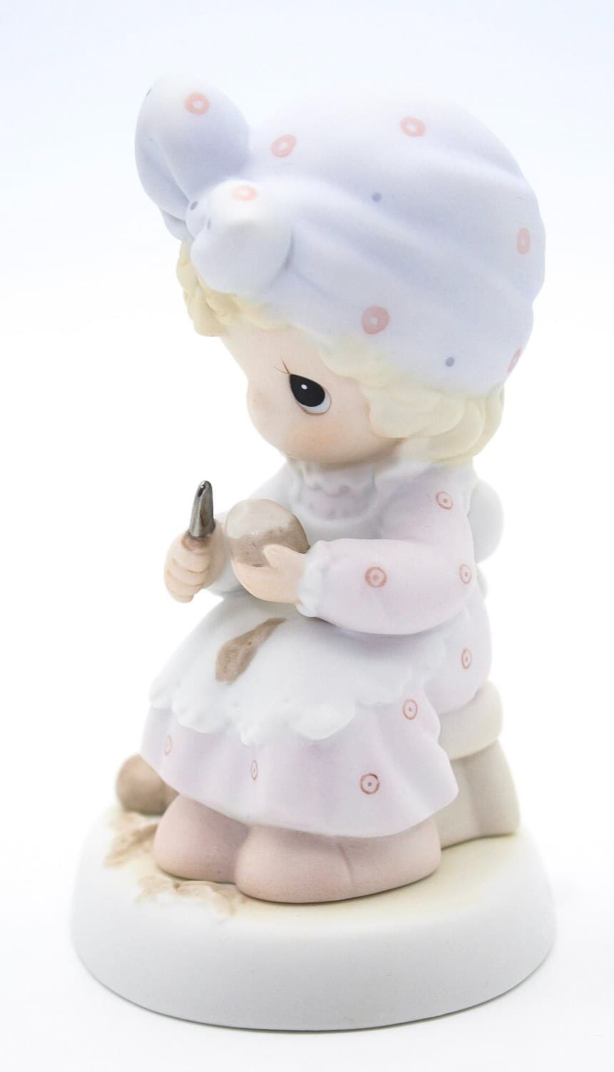 Precious Moments Always Take Time to Pray Enesco Porcelain Figurine 1995 - Thumbnail 4