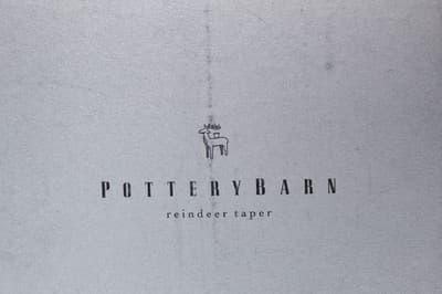 Pottery Barn Solid Bronze Reindeer Taper Christmas Holiday Candle Holder In Box - Thumbnail 8