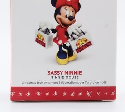 Hallmark Keepsake 2016 Sassy Minnie Mouse Disney Christmas Ornament New - Thumbnail 5