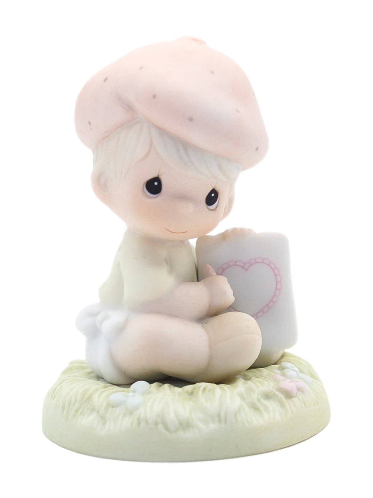 Precious Moments Loving You Dear Valentine Enesco Porcelain Figurine 1997 - Image 1