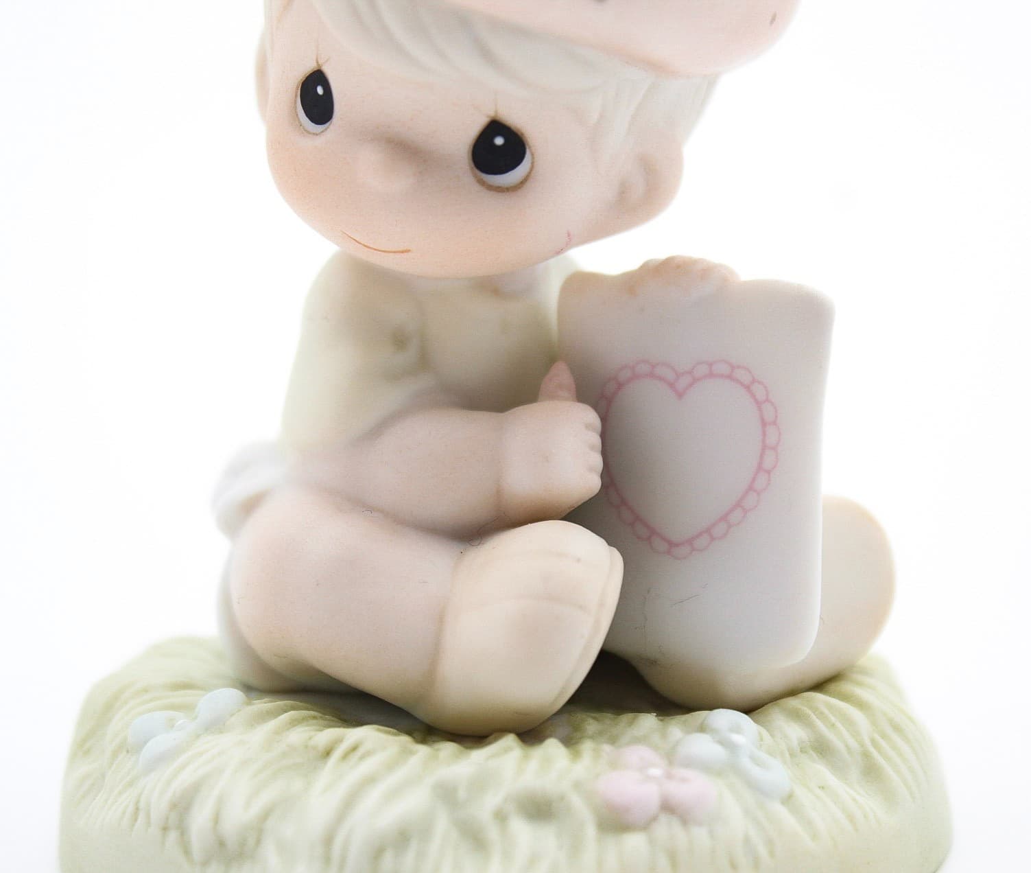 Precious Moments Loving You Dear Valentine Enesco Porcelain Figurine 1997 - Thumbnail 2