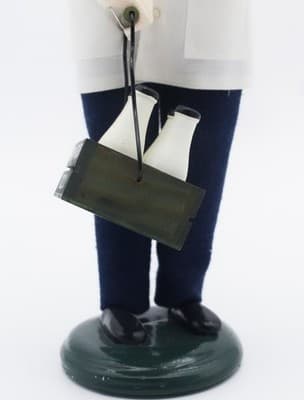 Byers' Choice 2004 Milkman With Crate & Bottles The Carolers Christmas Dollv - Thumbnail 4