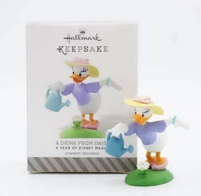 Hallmark Keepsake 2015 A Drink From Daisy Duck Disney Christmas Ornament New - Thumbnail 2