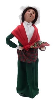 Byers' Choice Vintage 1996 Mrs. Cratchit With Turkey The Carolers Christmas Doll - Image 1