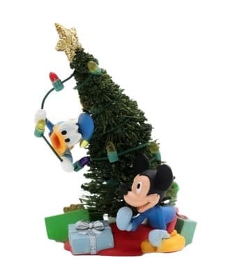 Hallmark Keepsake 2007 Trimming The Tree Mickey & Donald Christmas Ornament New - Image 1