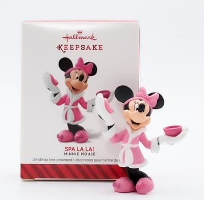 Hallmark Keepsake 2014 Spa La La! Minnie Disney Christmas Ornament New - Thumbnail 2