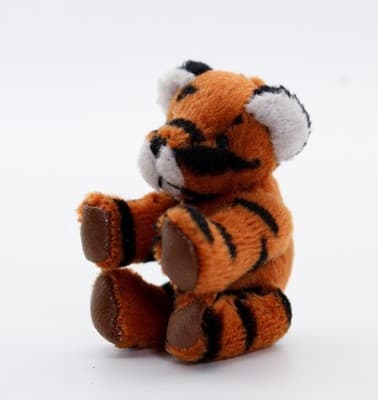 Vintage Handmade Miniature Dollhouse Plush Tiger Animal RARE - Thumbnail 6