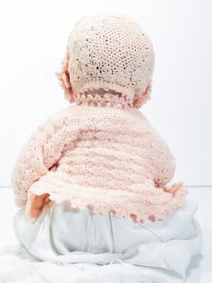 Antique NIPPON Bisque Porcelain Sleeper Doll Rare - Thumbnail 6