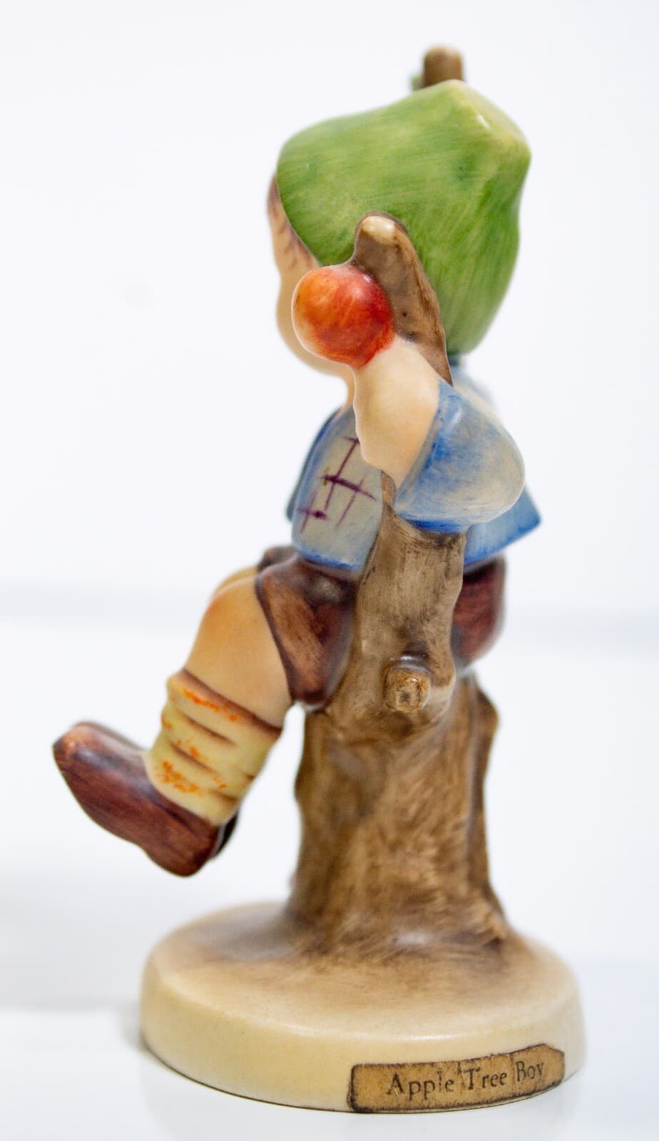 GOEBEL HUMMEL Germany Vintage "Apple Tree Boy" #142 Porcelain Figurine - Thumbnail 4