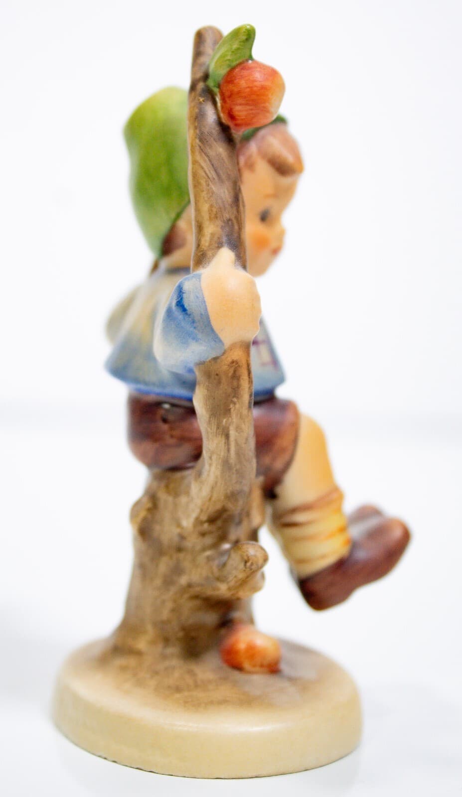GOEBEL HUMMEL Germany Vintage "Apple Tree Boy" #142 Porcelain Figurine - Thumbnail 3