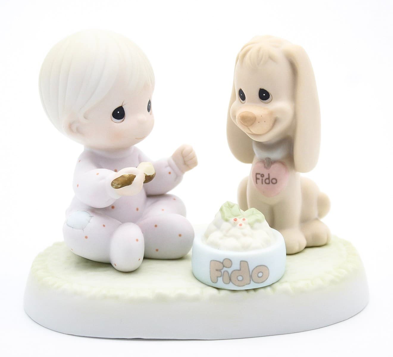 Precious Moments Sharing Our Christmas Together Enesco Porcelain Figurine 1997 - Thumbnail 7