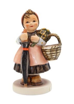 Hummel Goebel On Holiday West Germany Vintage Porcelain Figurine TMK6 - Image 1