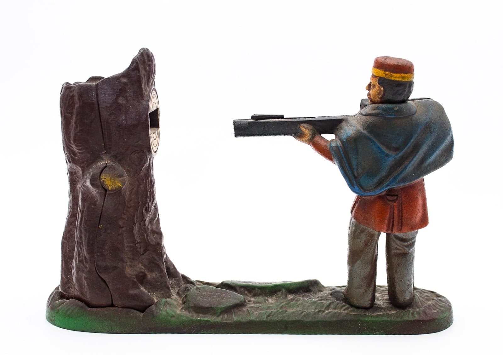 National Bank & Trust Co. The Book Of Knowledge Cast Iron Repro Coin Bank - Thumbnail 6